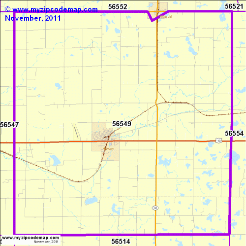 map of 56549