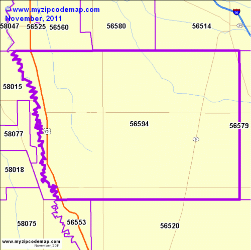 map of 56594