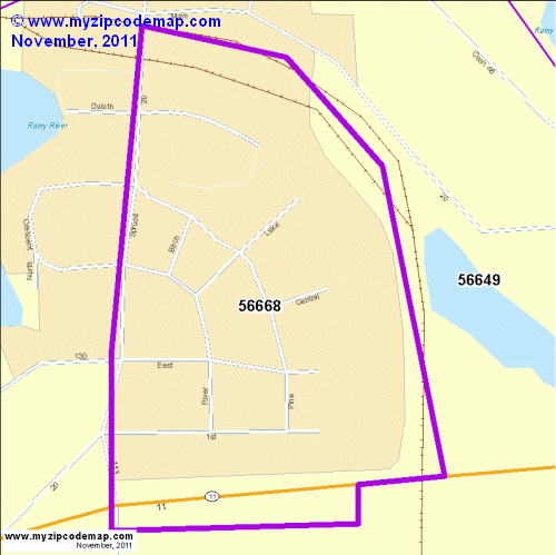 map of 56668