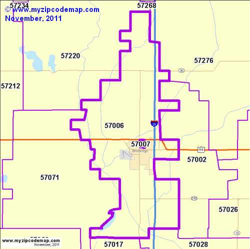 map of 57006