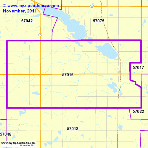 map of 57016