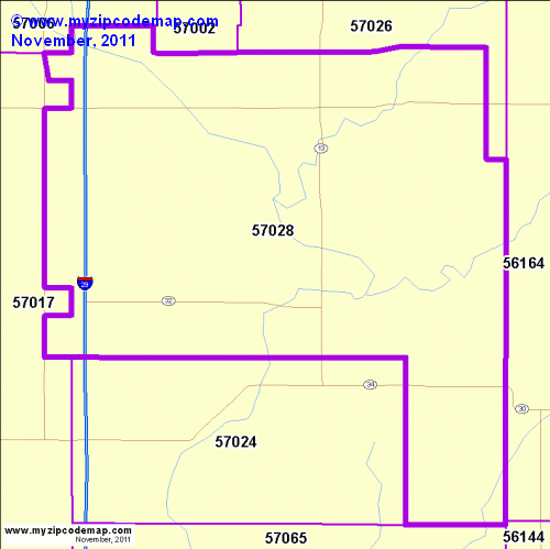 map of 57028