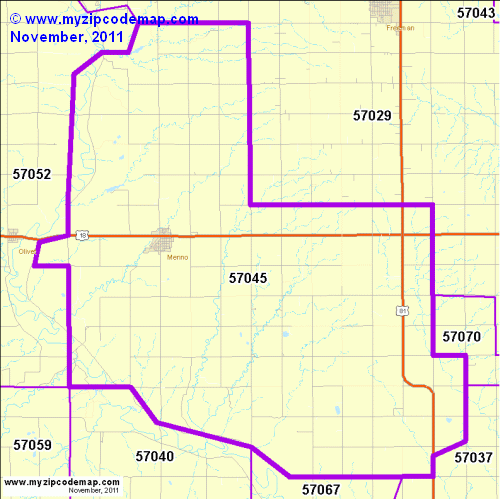 map of 57045