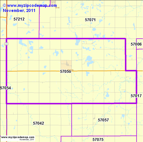 map of 57050