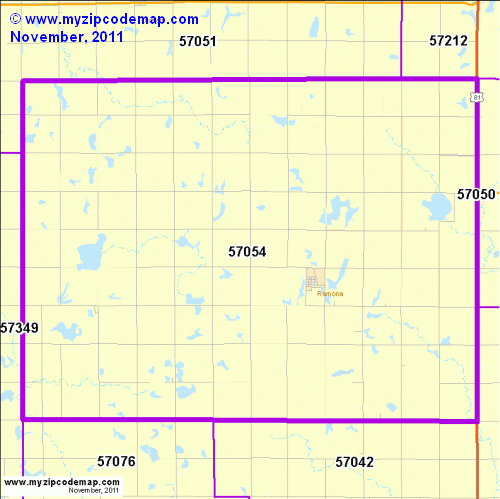 map of 57054