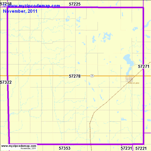 map of 57278