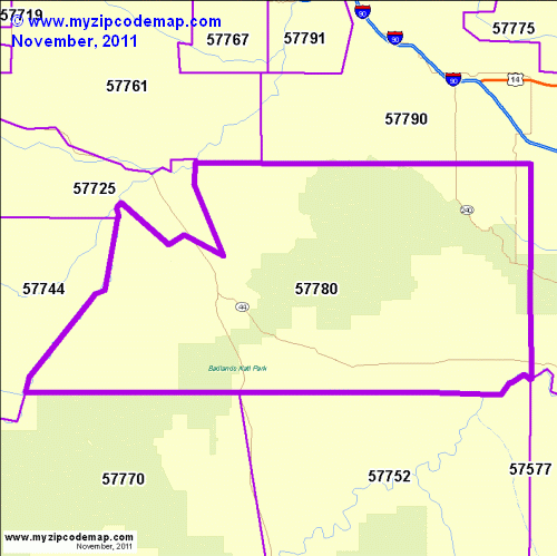 map of 57780