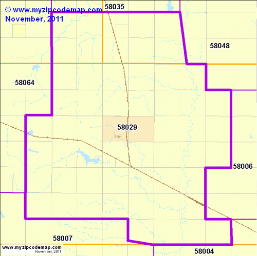 map of 58029