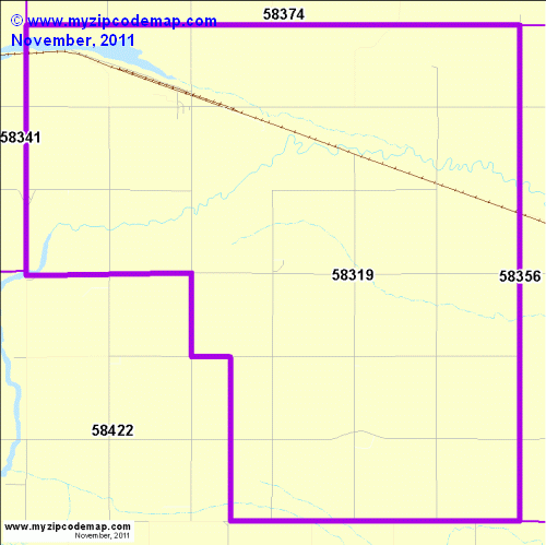 map of 58319