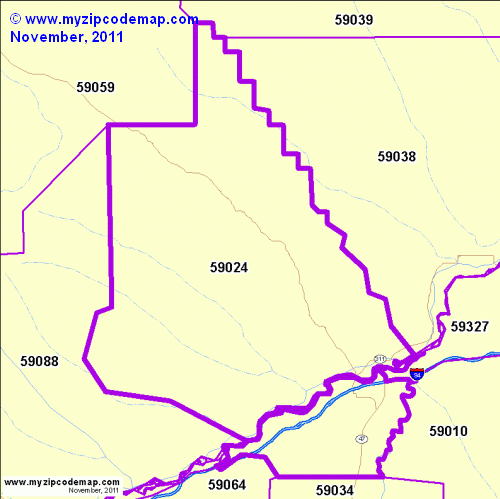 map of 59024