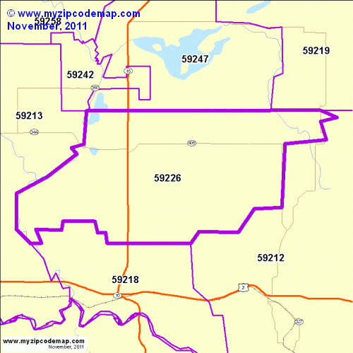 map of 59226