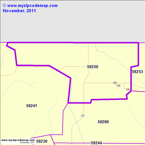 map of 59250