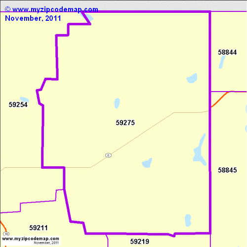 map of 59275