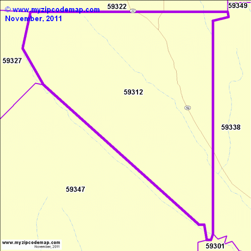 map of 59312