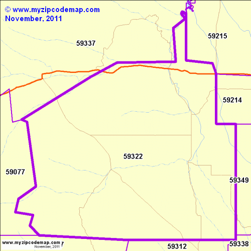 map of 59322