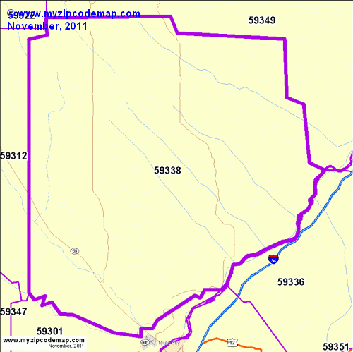 map of 59338