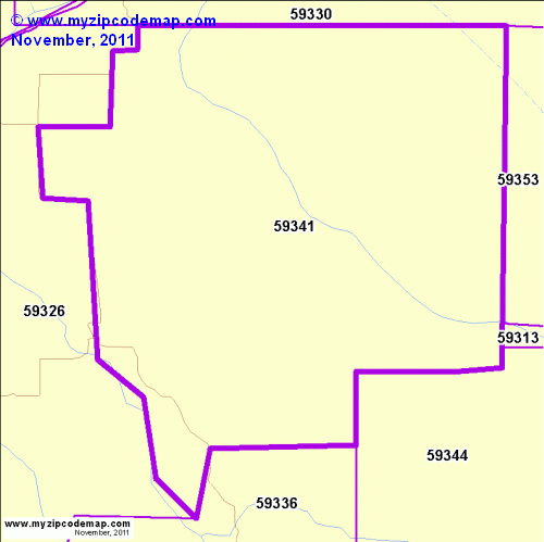 map of 59341