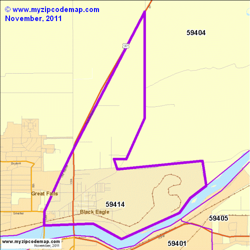 map of 59414