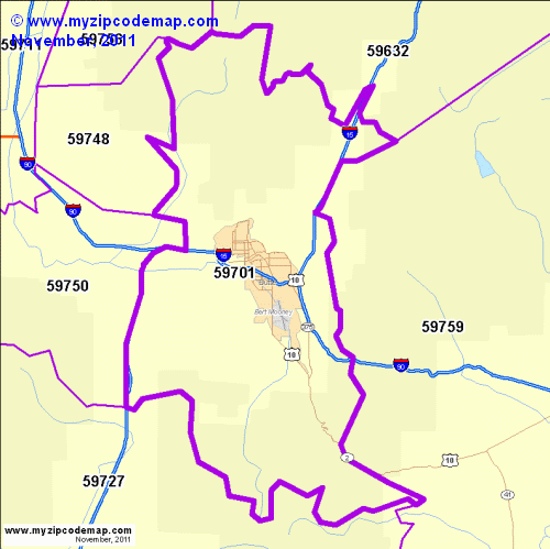 map of 59701
