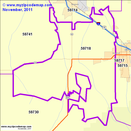 map of 59718