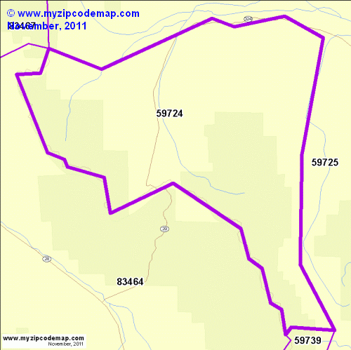 map of 59724
