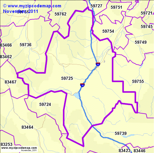 map of 59725