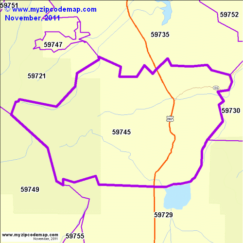 map of 59745