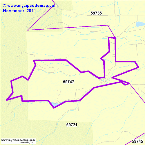 map of 59747