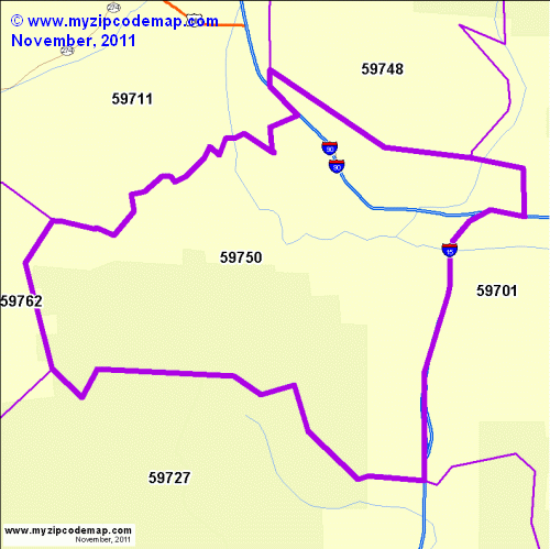 map of 59750