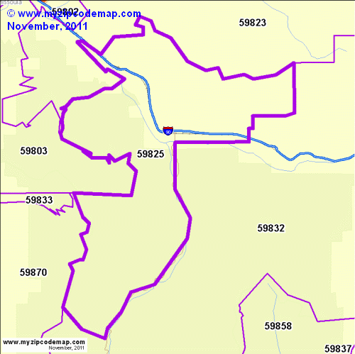 map of 59825
