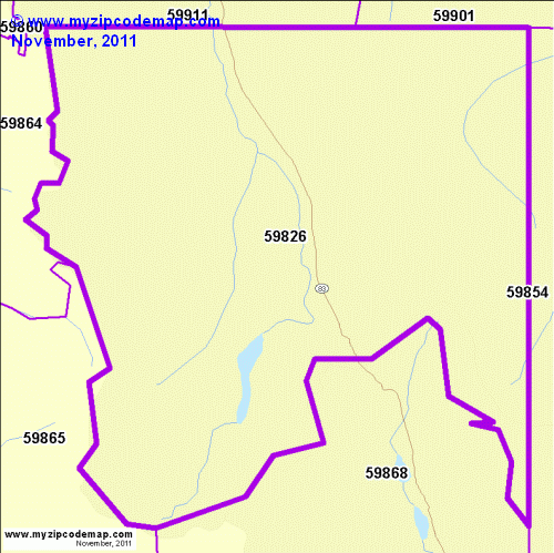 map of 59826