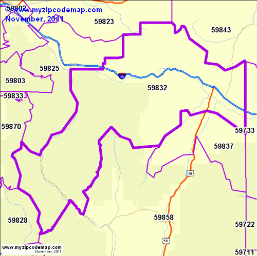 map of 59832