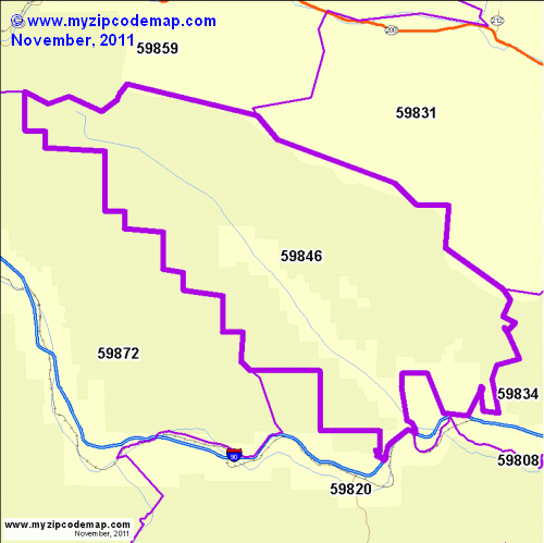map of 59846