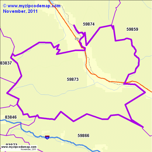 map of 59873