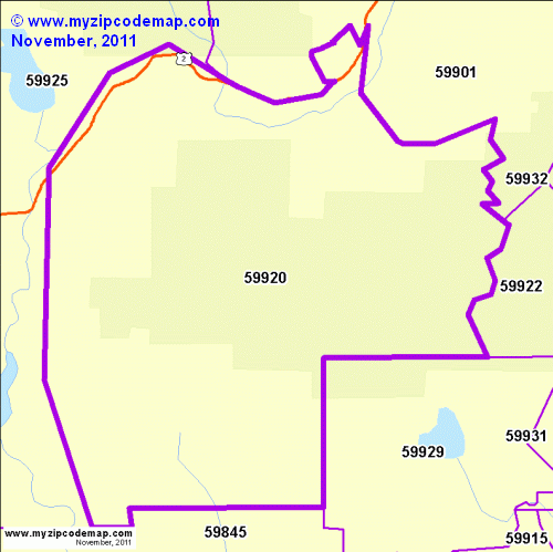 map of 59920