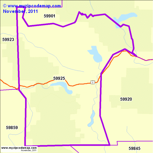 map of 59925