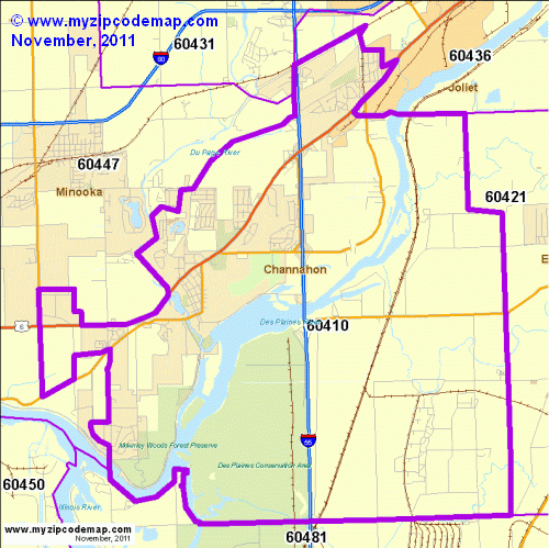 map of 60410