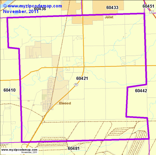 map of 60421