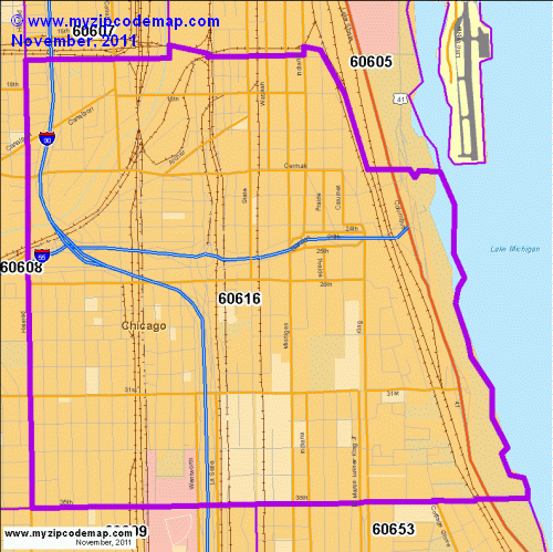map of 60616