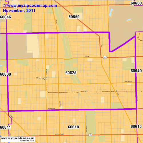 map of 60625
