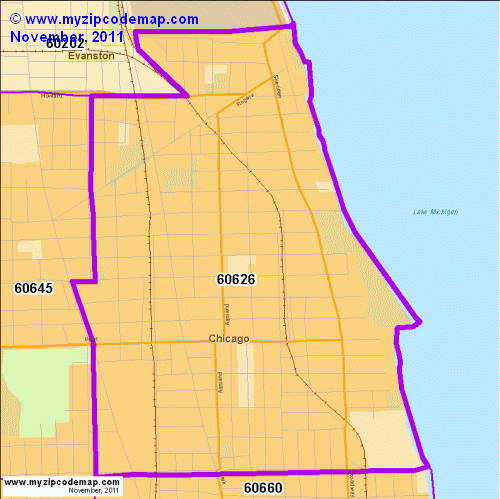 map of 60626