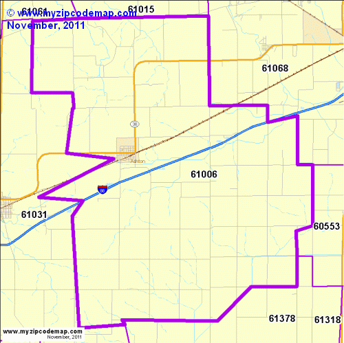 map of 61006
