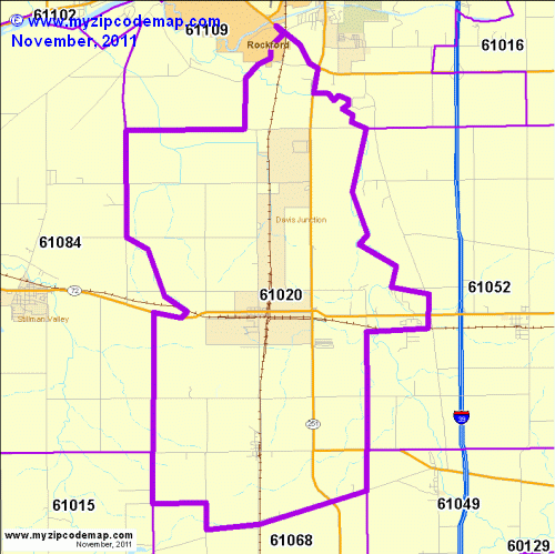 map of 61020