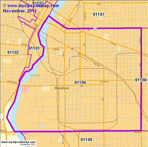 map of 61104