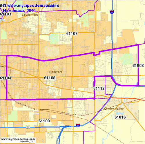map of 61108