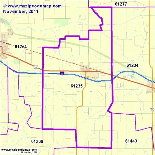 map of 61235