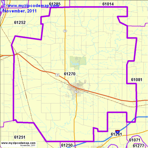 map of 61270