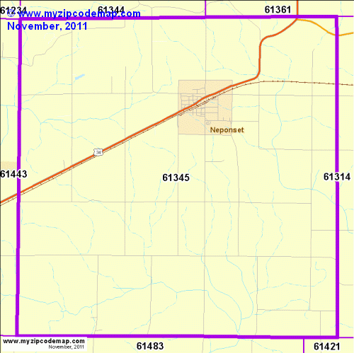 map of 61345