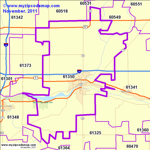 map of 61350
