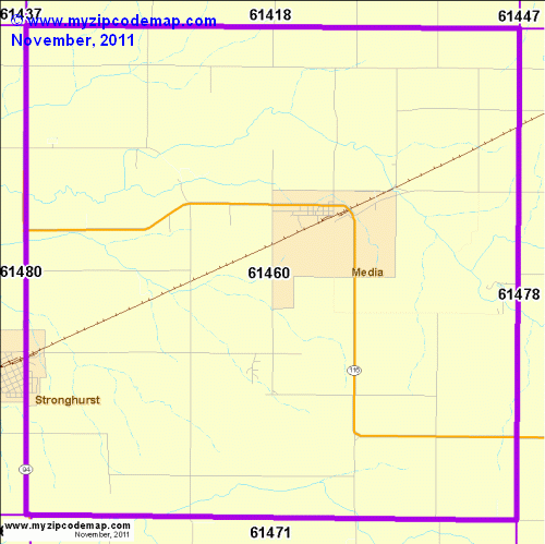 map of 61460